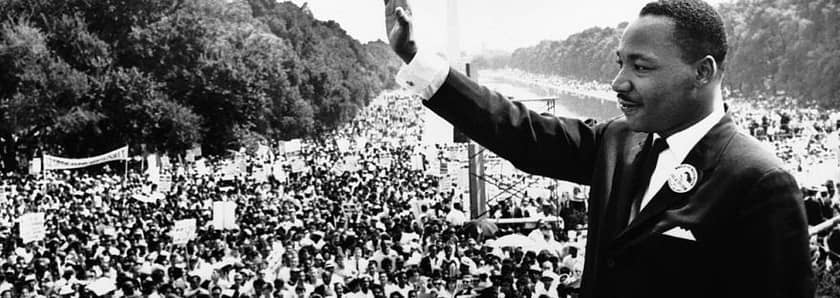 Martin Luther King pronunció el discurso de tengo un sueño